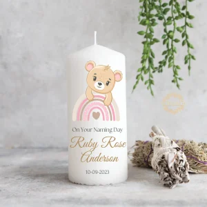 Personalised Naming Day Candle