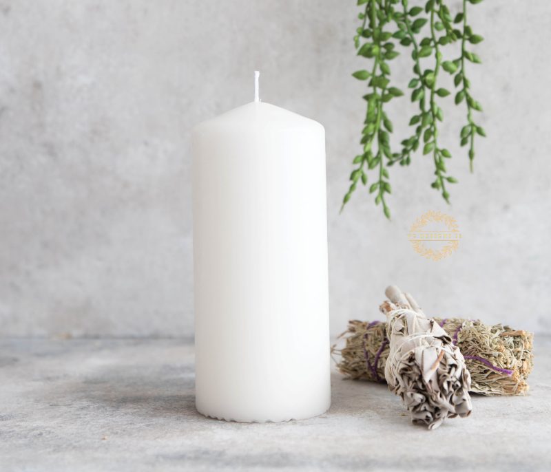 Plain remebrance Candle